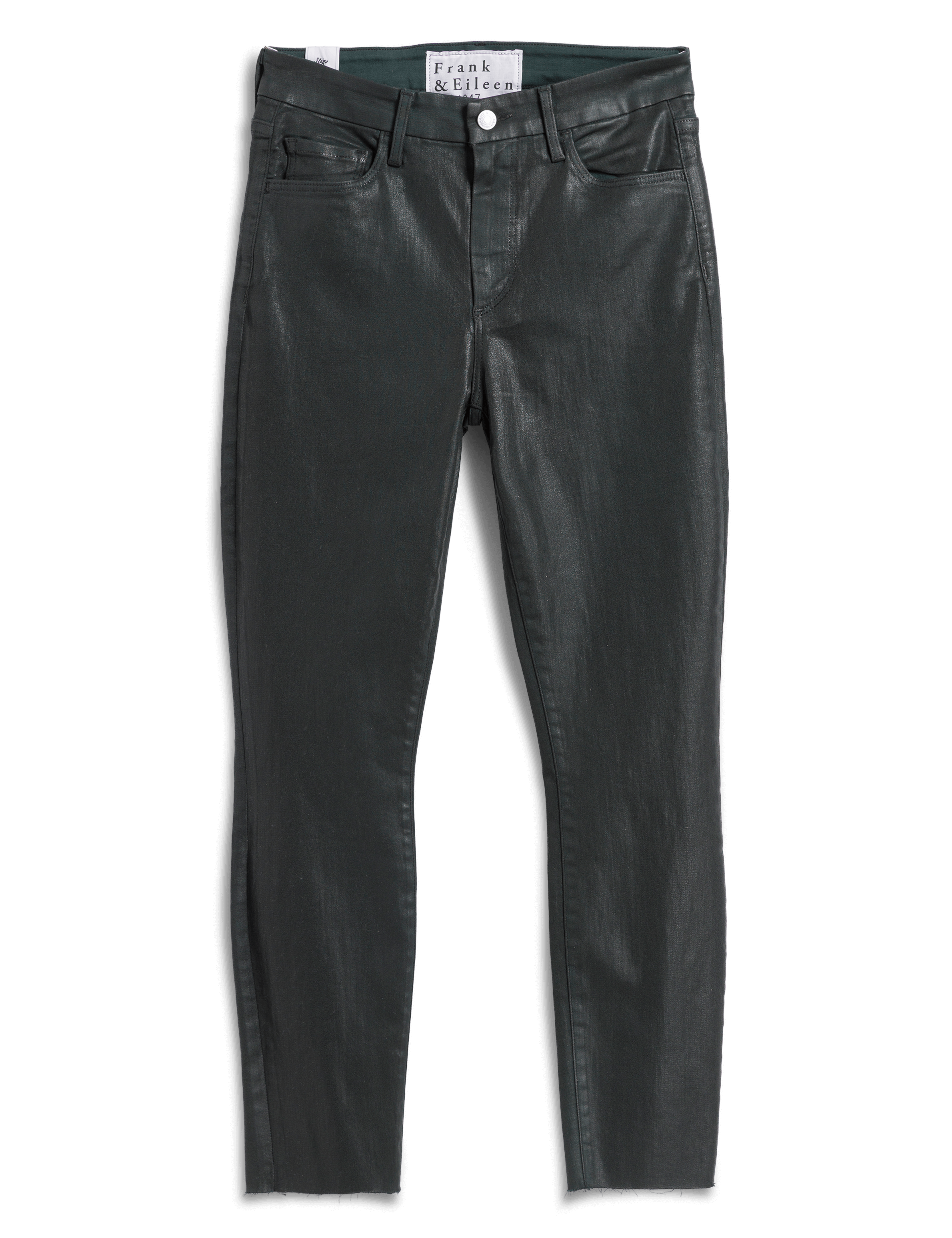 SLIGO Dark Green Wax, Italian Waxed Denim