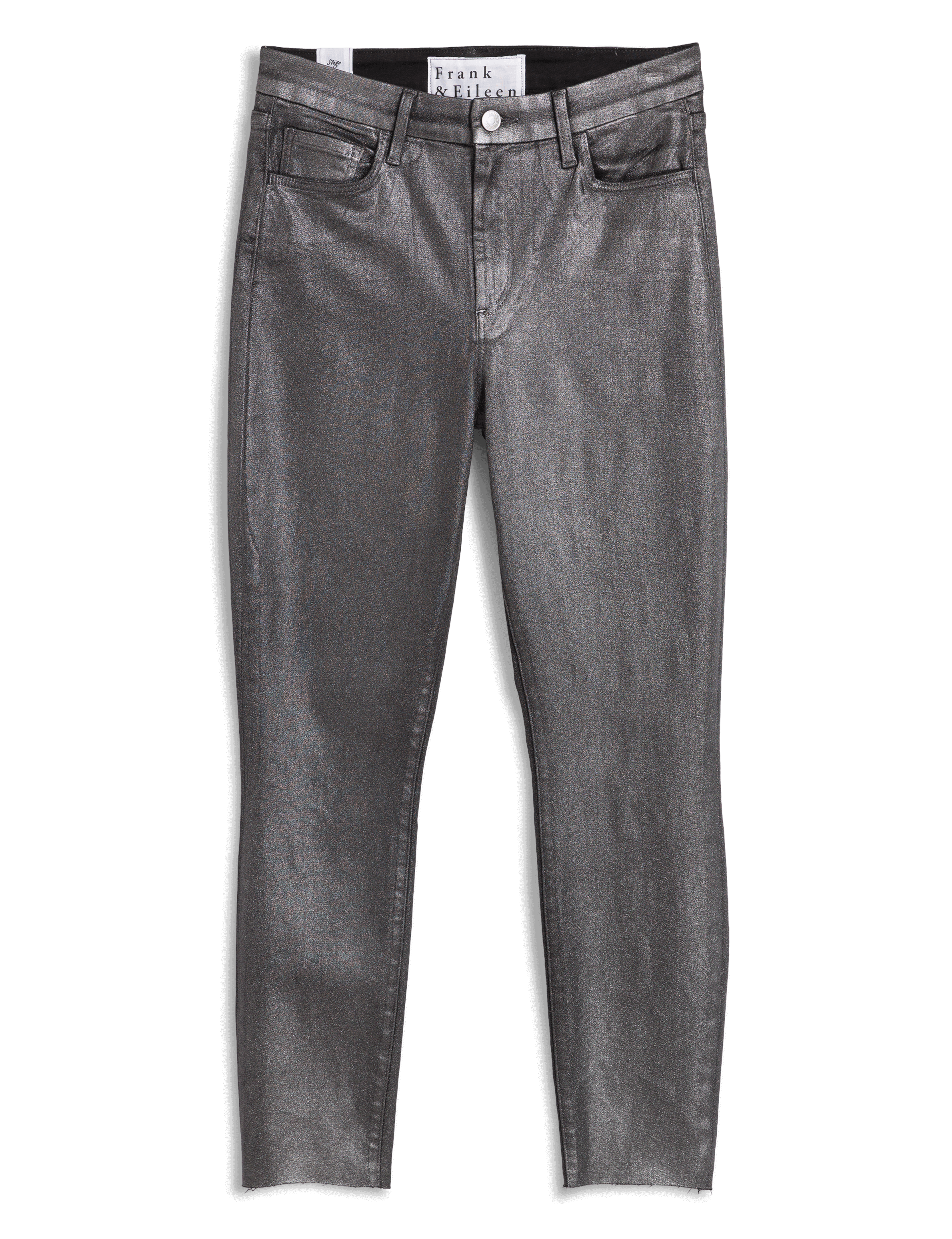 SLIGO Platinum Glitter Wax, Italian Waxed Denim