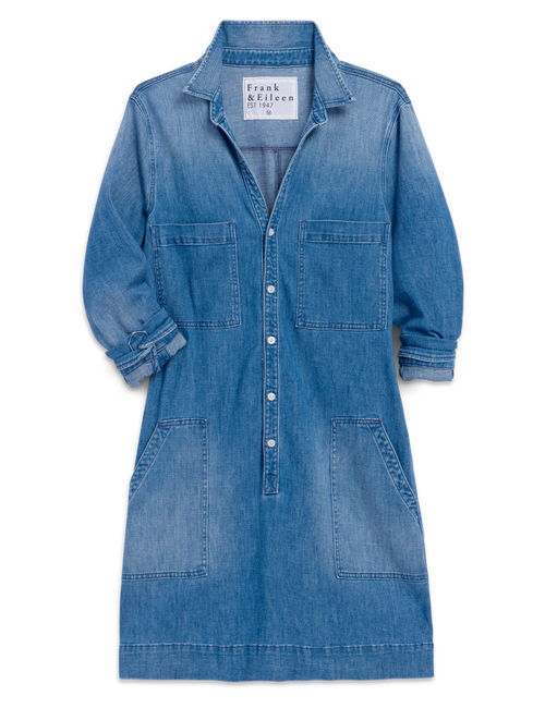 IRELAND DRESS 1968 Wash, Italian Dream™ Light Denim, view 4