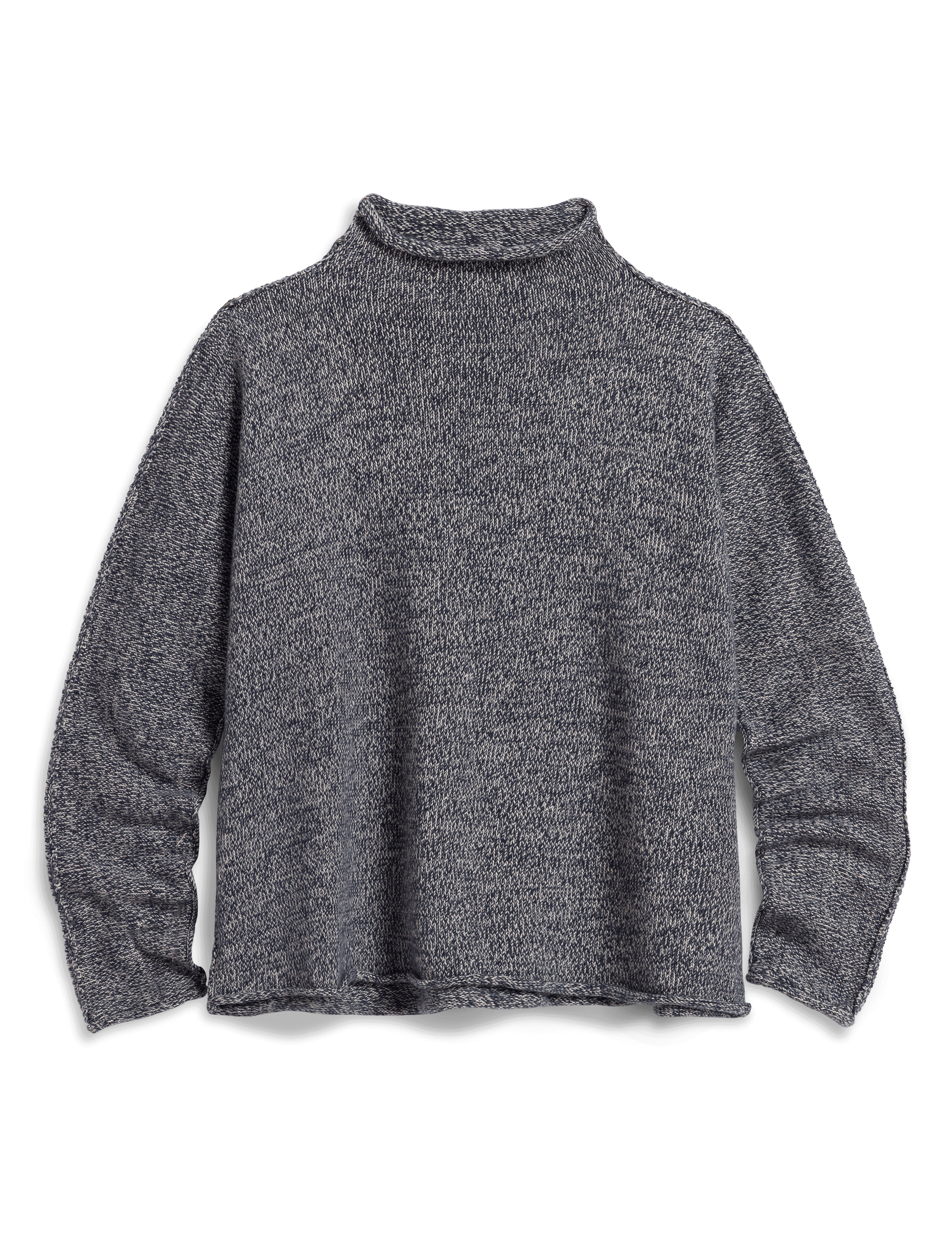 MONTEREY Dark Gray and Navy Melange, Pure Japanese Cotton