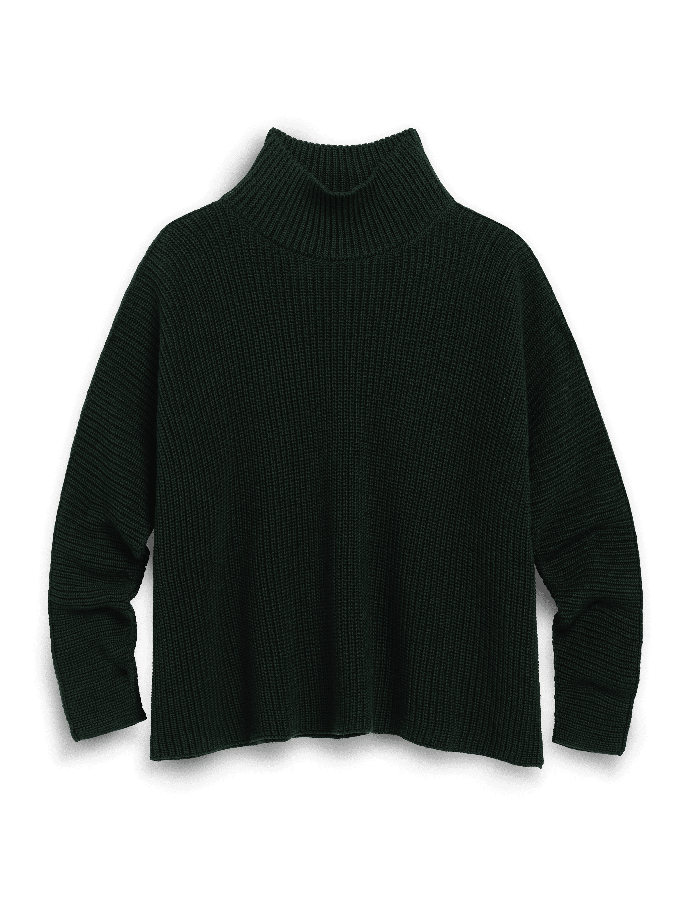 MONTECITO TURTLENECK British Racing Green, Pure Italian Cotton