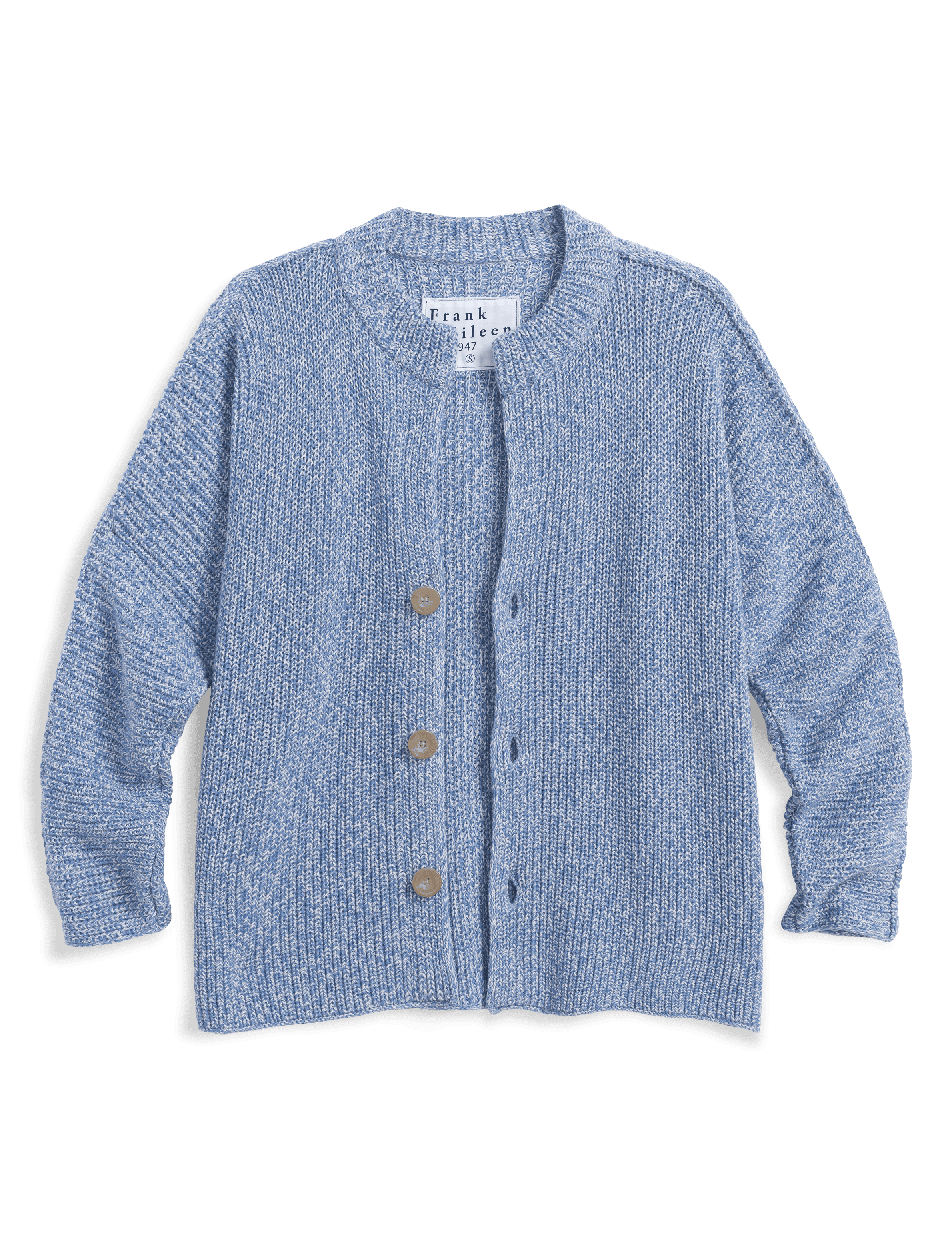 MONTECITO CARDIGAN Coast, Pure Italian Cotton, view 4