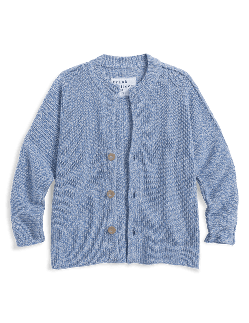 MONTECITO CARDIGAN Coast, Pure Italian Cotton, view 4