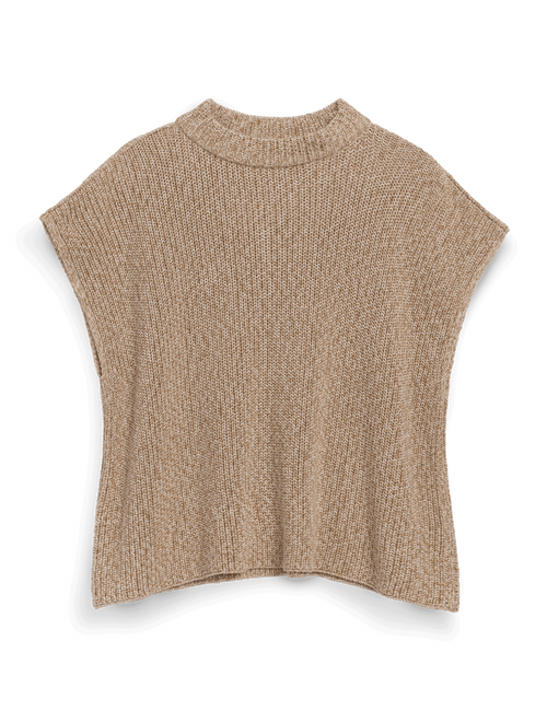MONTECITO VEST Dune Marl, Pure Italian Cotton, view 6