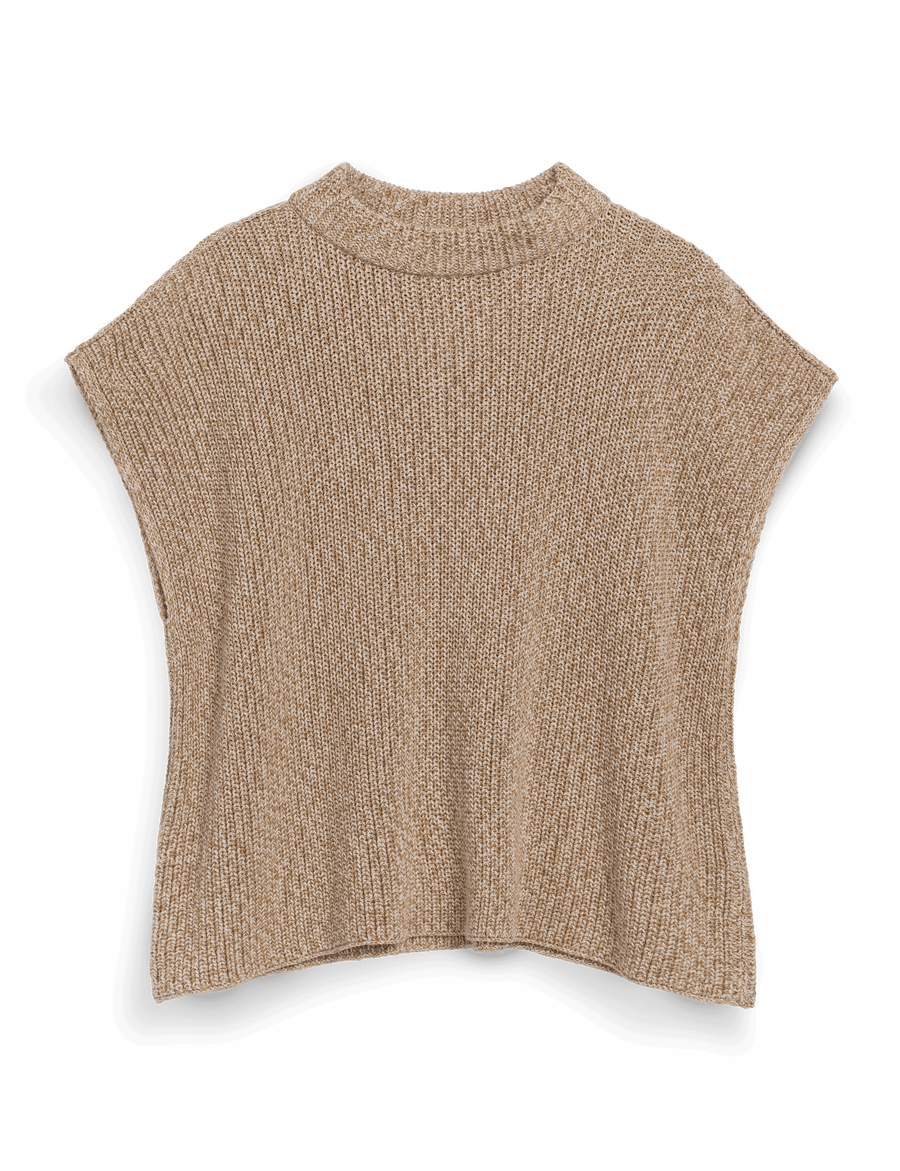 MONTECITO VEST Dune Marl, Pure Italian Cotton