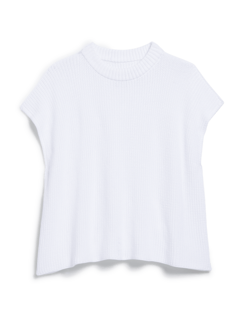 MONTECITO VEST White, Pure Italian Cotton, view 4