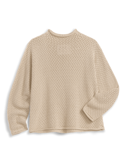 MONTEREY POINTELLE Sand, Pure Italian Cotton, view 4