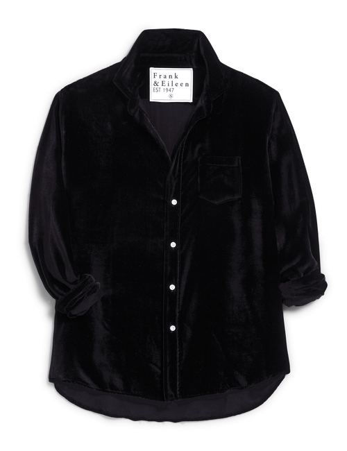 EILEEN Black, Italian Washed Velvet, view 4