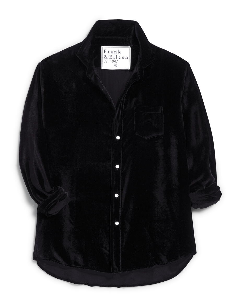 EILEEN VELVET Black, Italian Washed Velvet