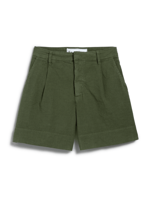 WATERFORD Hunter Green, Italian Performance Linen, view 6