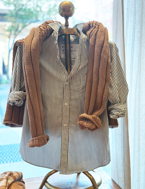 WAVERLY Army Green Stripe, Italian Superluxe, view 4