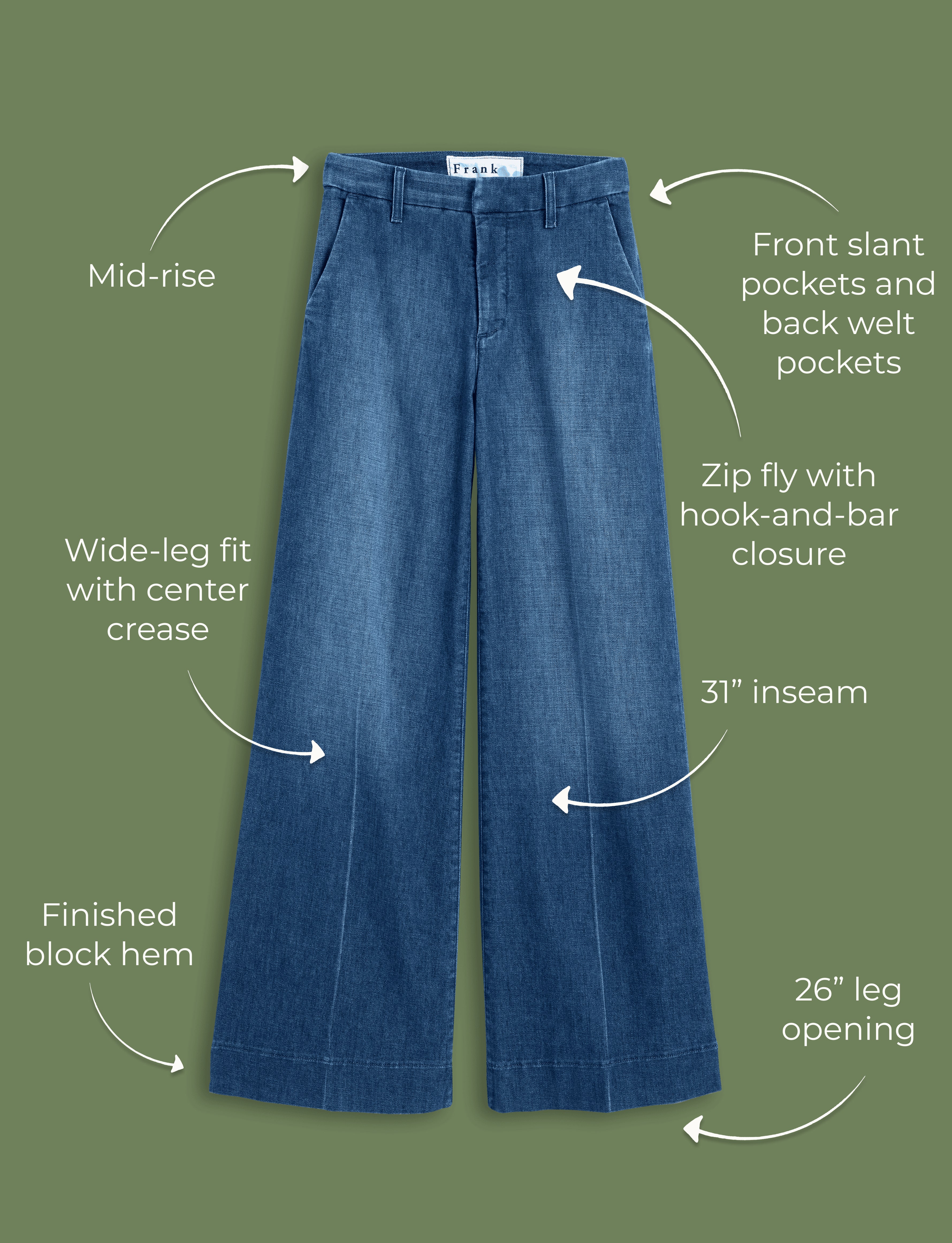 WEST VILLAGE 1984 Wash, Italian Dream™ Light Denim, view 8