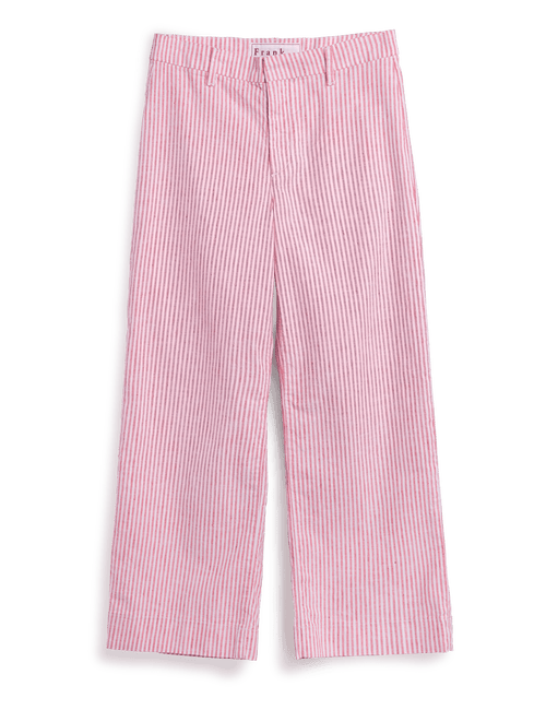 WEXFORD Red Stripe, Italian Performance Linen, view 6