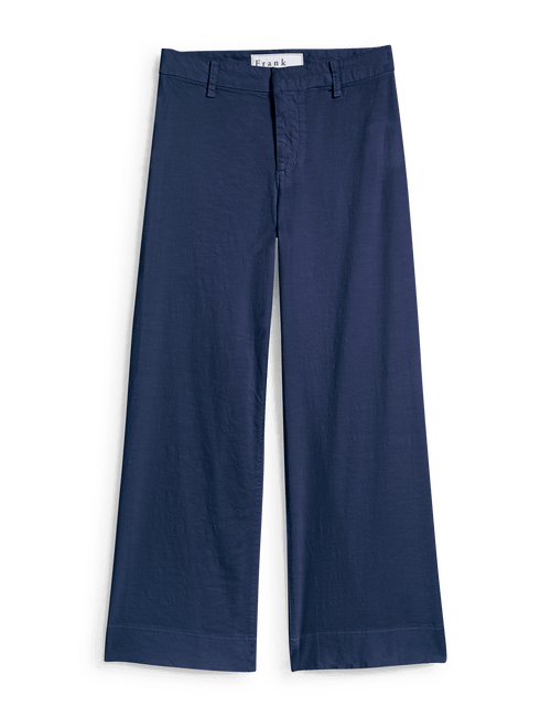 WEXFORD Summer Navy, Italian Performance Linen, view 4