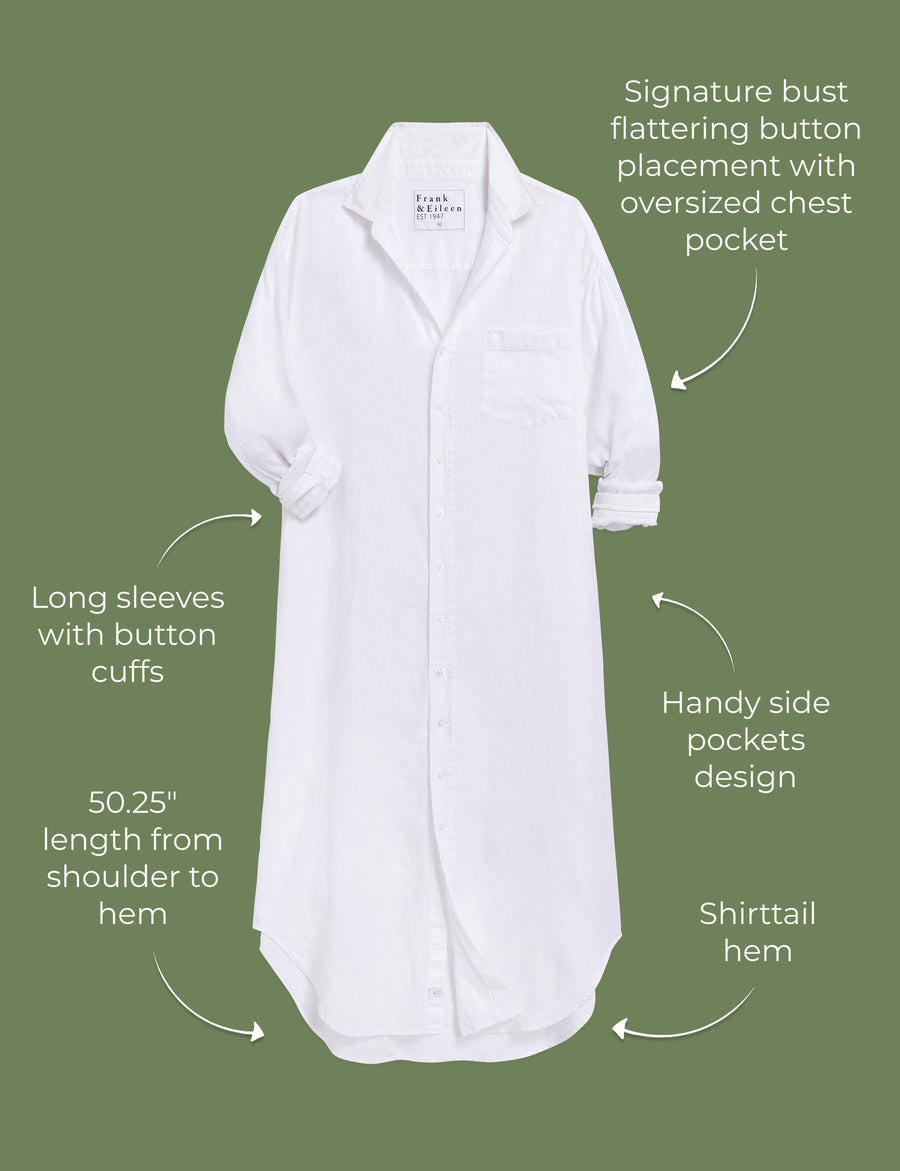 MEGAN White, Washed Linen