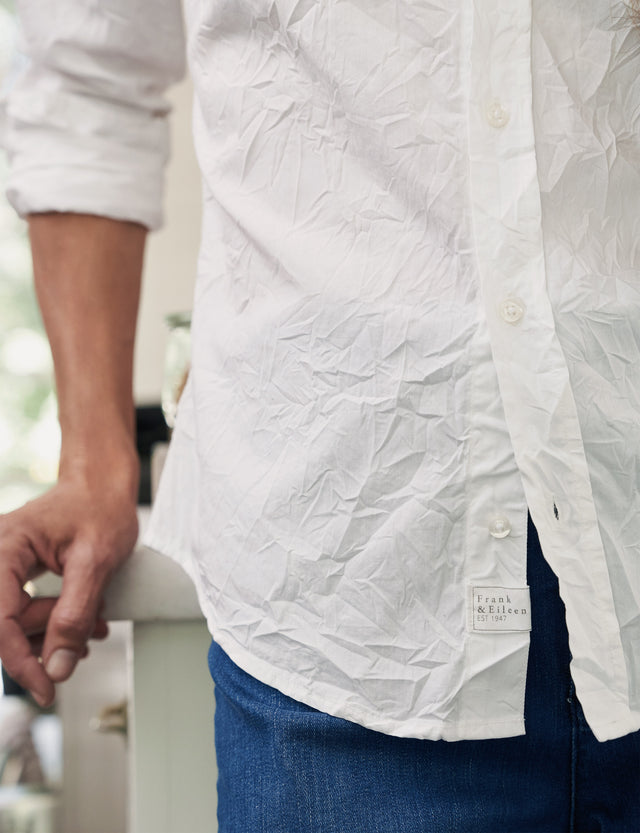 Barry Button Up White Wrinkle main image 0