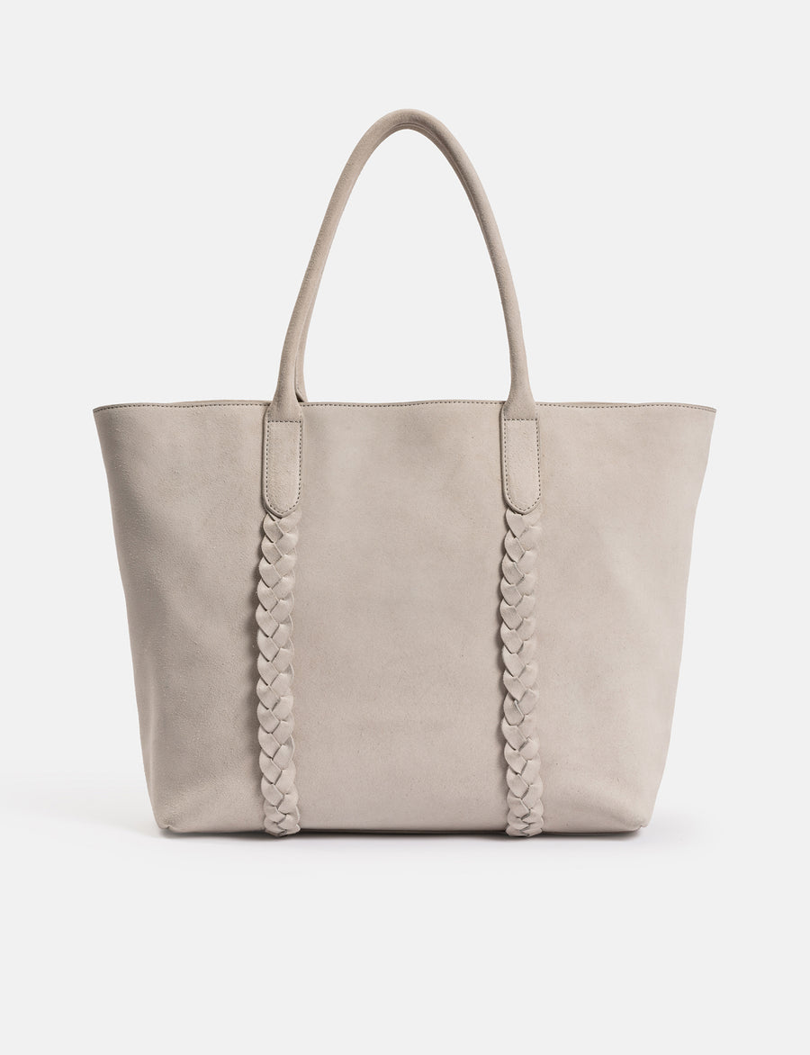 Side image of Lamb White Frank & Eileen Lisa Hold Everything Tote