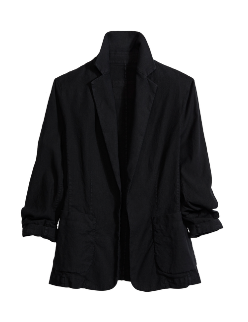 DUBLIN Black, Italian Performance Linen, view 5