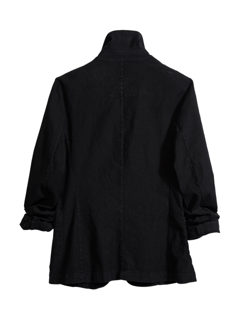 DUBLIN Black, Italian Performance Linen, view 6