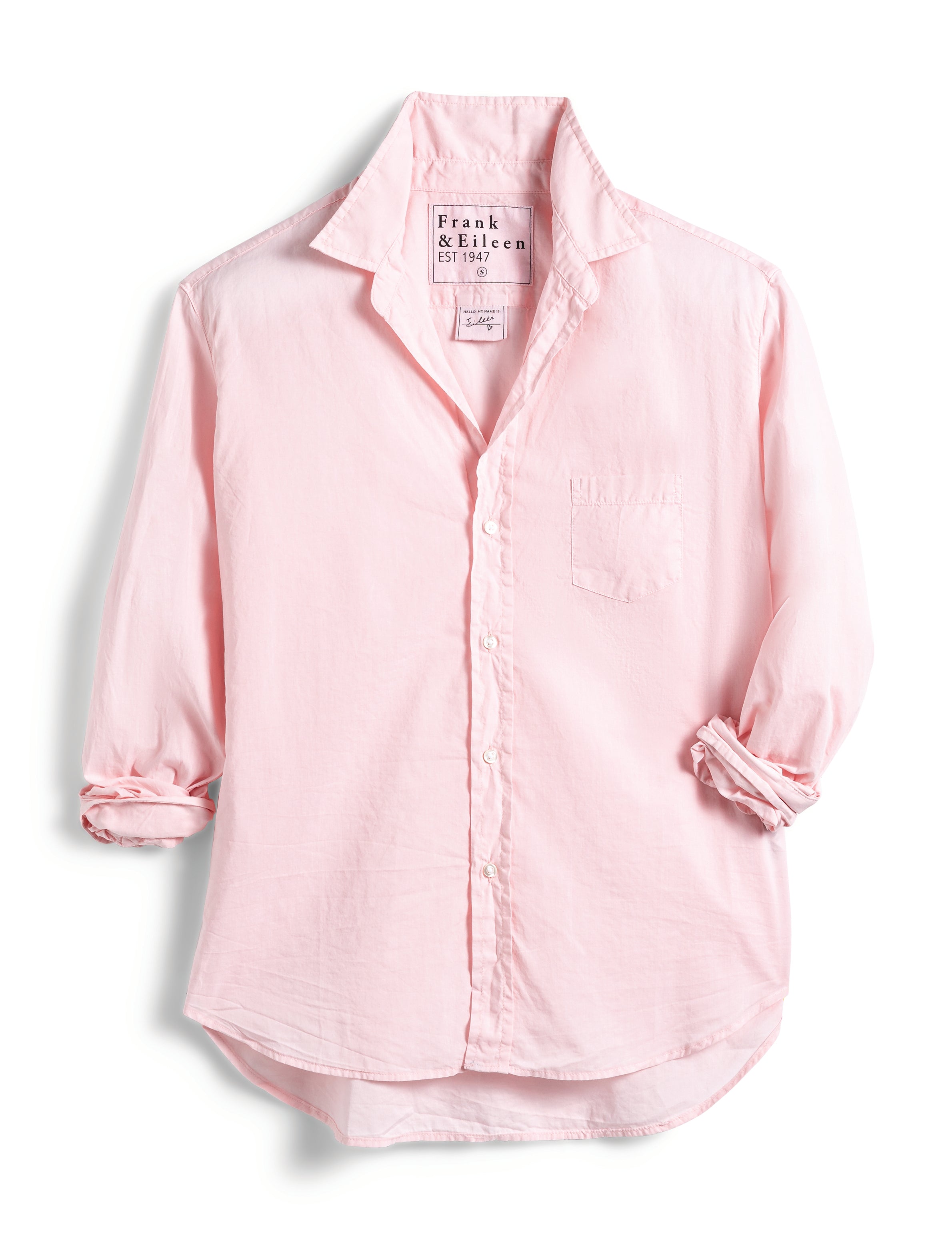 EILEEN Pink Lemonade, Italian Featherweight Poplin, front view