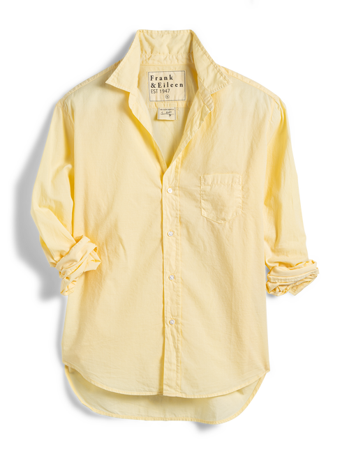 EILEEN Canary, Italian Featherweight Poplin, front view