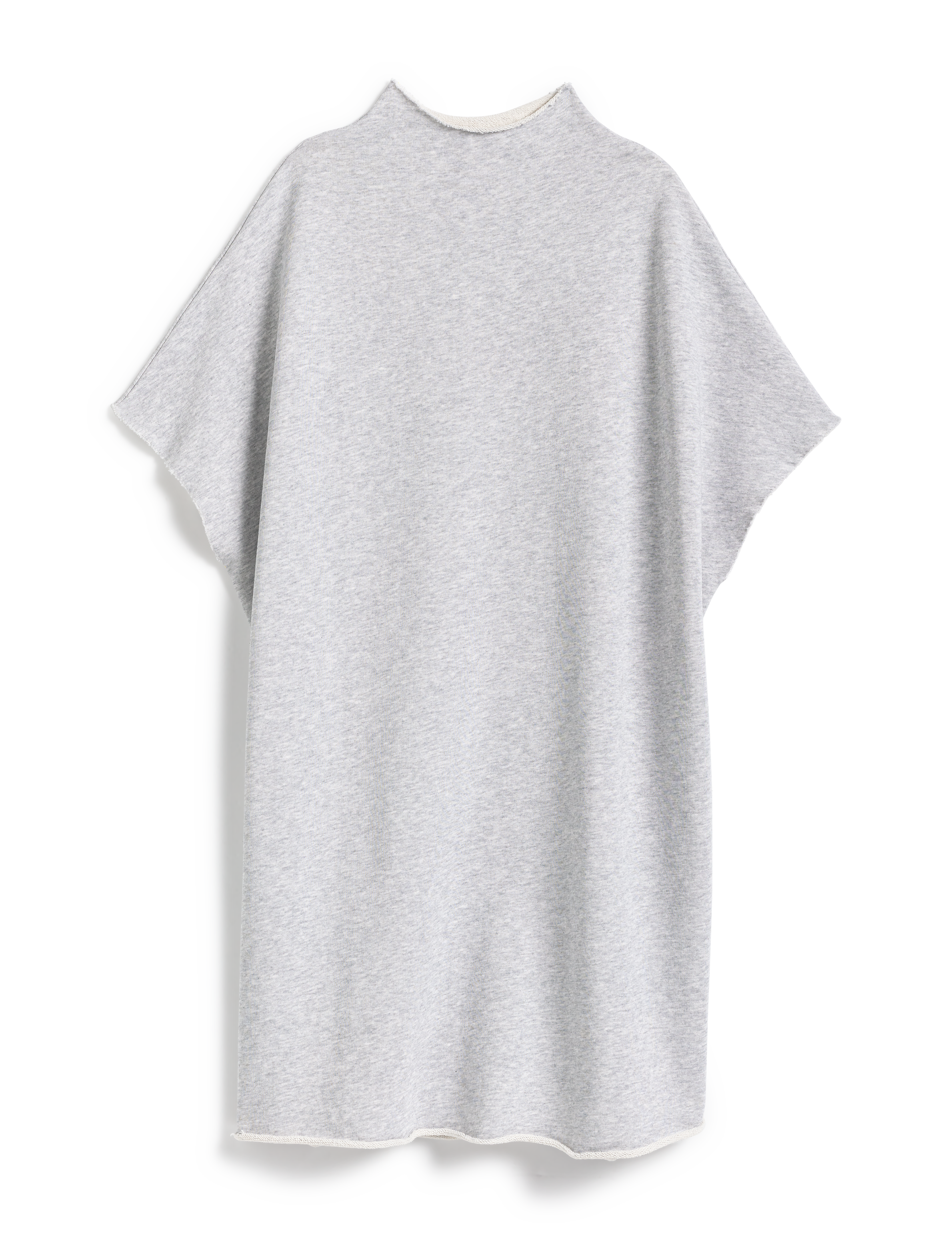 Flat front shot of Gray Frank & Eileen Ella Easiest Dress in Triple Fleece, view 4