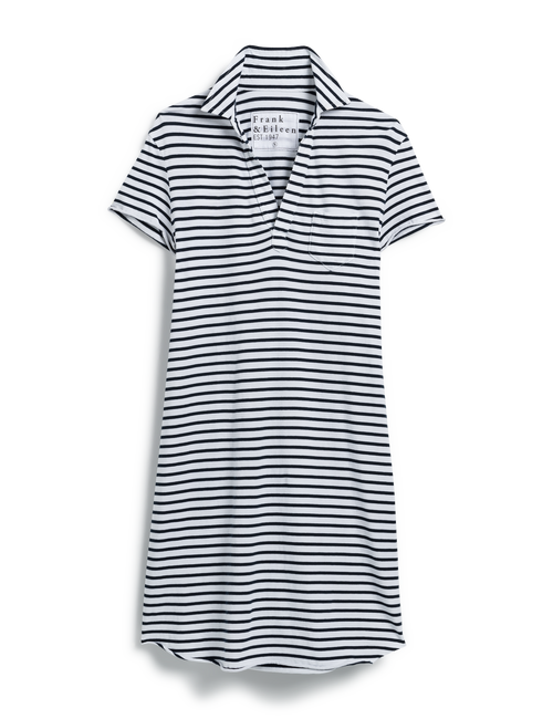 LAUREN Navy French Stripe, Vintage Jersey, view 4