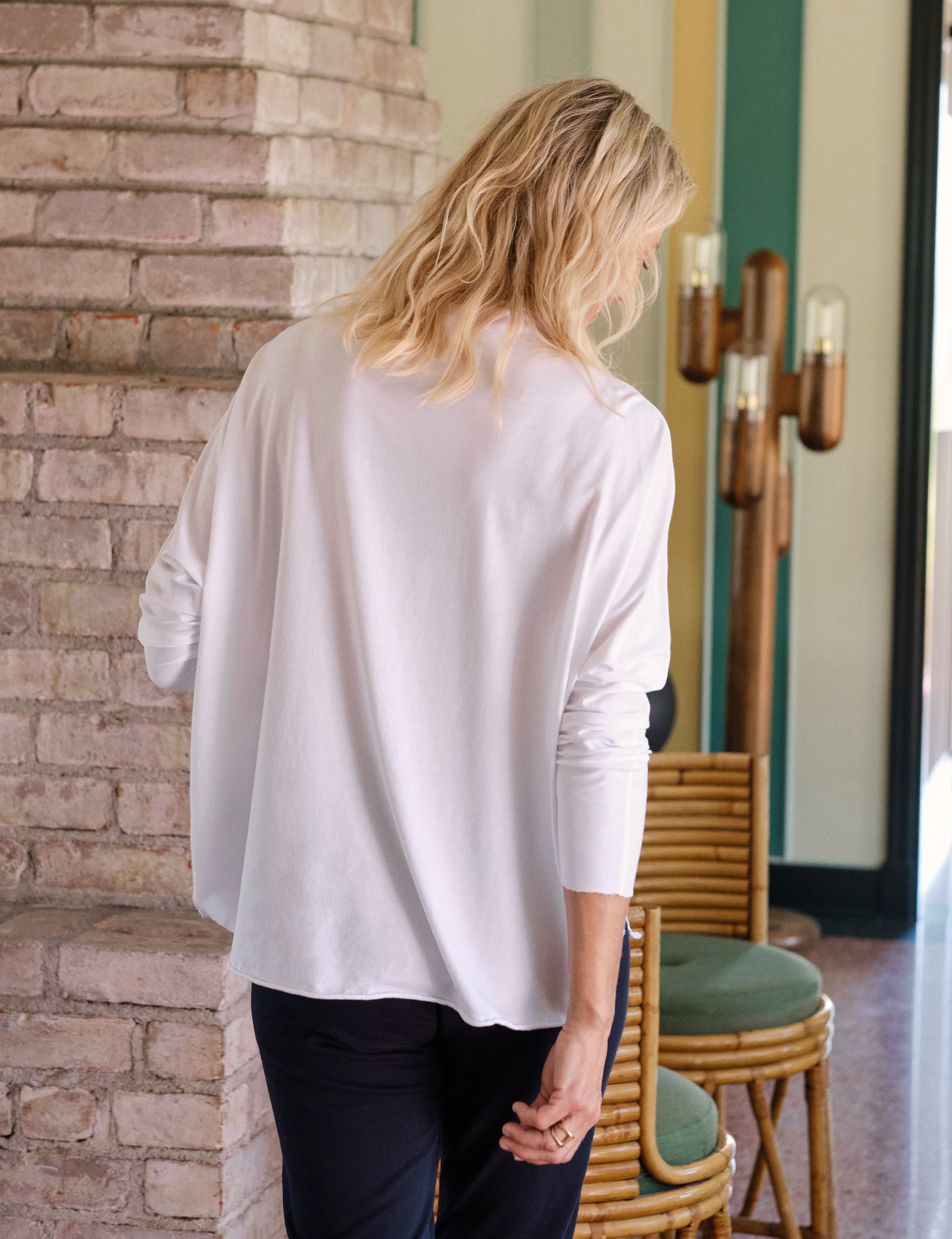 EFFIE White, Luxe Jersey, alternate view