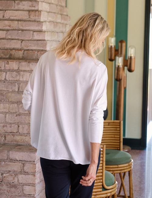 EFFIE White, Luxe Jersey, alternate view