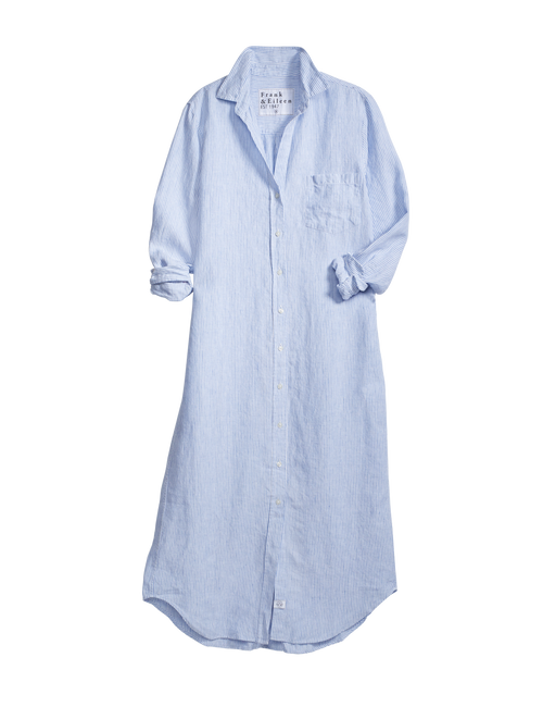 RORY Blue Stripe, Lived-in Linen, view 4