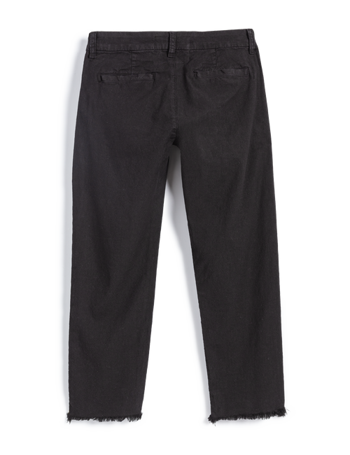 Flat back shot of Black Frank & Eileen Wicklow Italian Chino in Italian Performance Linen, view 6