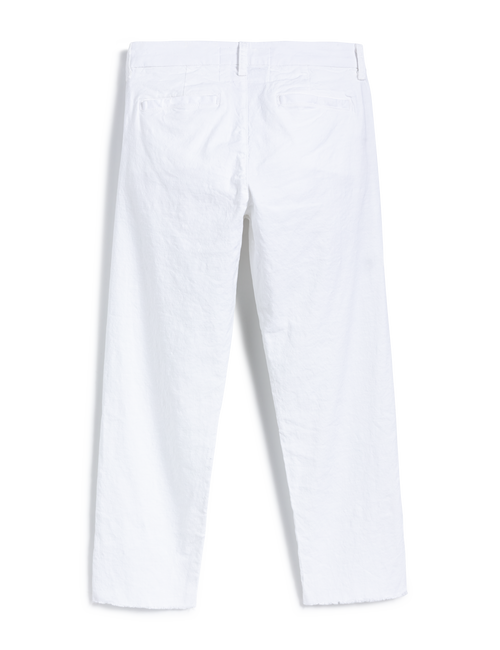 Flat back shot of White Frank & Eileen Wicklow Italian Chino in Italian Performance Linen, alternate view